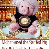Mohammed the stuffed pig