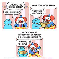 The clown show is alive and well 