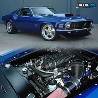 1970 Mustang Boss 540 with a blown 5.4L GT500 powerplant