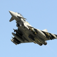 Bomb laden Eurofighter Typhoon