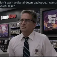 Selling a download code in a box..