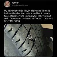 Got a flat :(