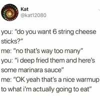 Gotta warm up