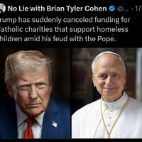 That'll show I'm a better Christian than the pope!