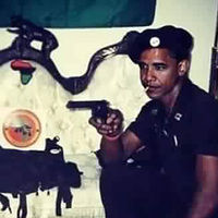 Was Obama a black panther or is this faked