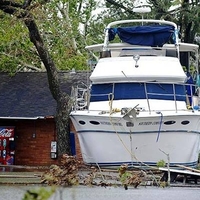 Boat parking in the rear