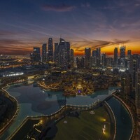 "Sunrise over Dubai" by marius van dyk