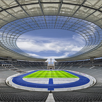 Berlin Olympic Stadium by Herbert A. Franke