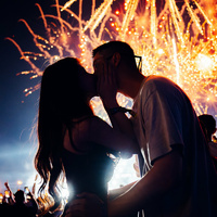 New Years Kiss 2024 by James Bridle