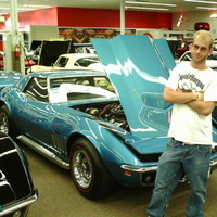 my son & his favorite Vette in the place