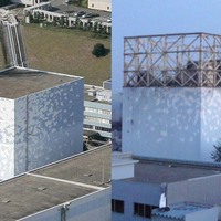 Before and after explosion: Reactor #1 Fukushima Daiichi Nuclear Power Plant 