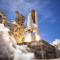 Space Shuttle Atlantis launches from Kennedy on STS-132