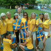 Swedish cheerleaders