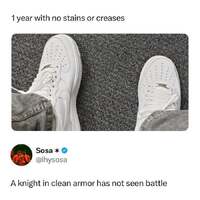 Never seen battle