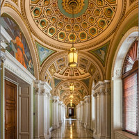 Library of Congress in Washington by Herbert A. Franke