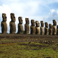Easter Island heads