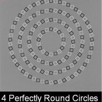 Circle illusion - 4 circles or linked circles?