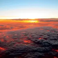 Sunset, east of Brisbane, Queensland. Credit: Glenn Keane.