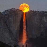 Melting moon