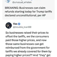I thought it was China paying the tariffs?