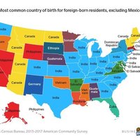 Foreign birth locations