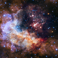 Celestial fireworks (Hubble 25th Anniversary image)