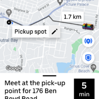 getting an uber in Sydney during gay pride