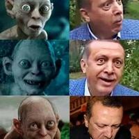 Turkish president Erdogan jailed a man for posting this picture on Facebook.