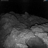 photo from the surface of an asteroid