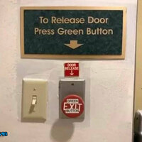 press the green button