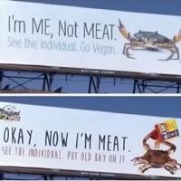 Theres no me in meat. Oh wait..