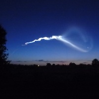 Atlas V launch view in my back yard